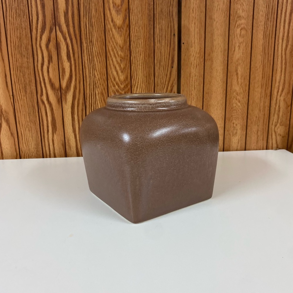 Studio McGee Modern Brown Ceramic Vase